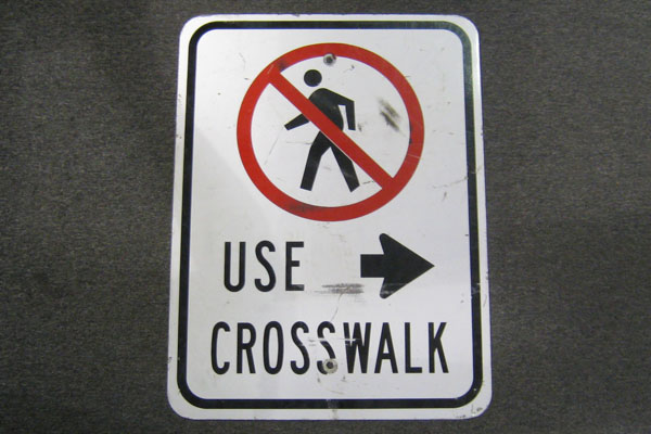 Sign-Use Crosswalk, stock number S-1446