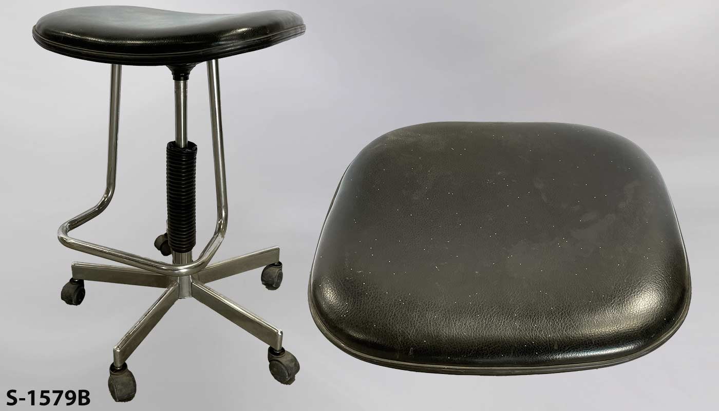 Stool w/ footrest, stock number S-1579b