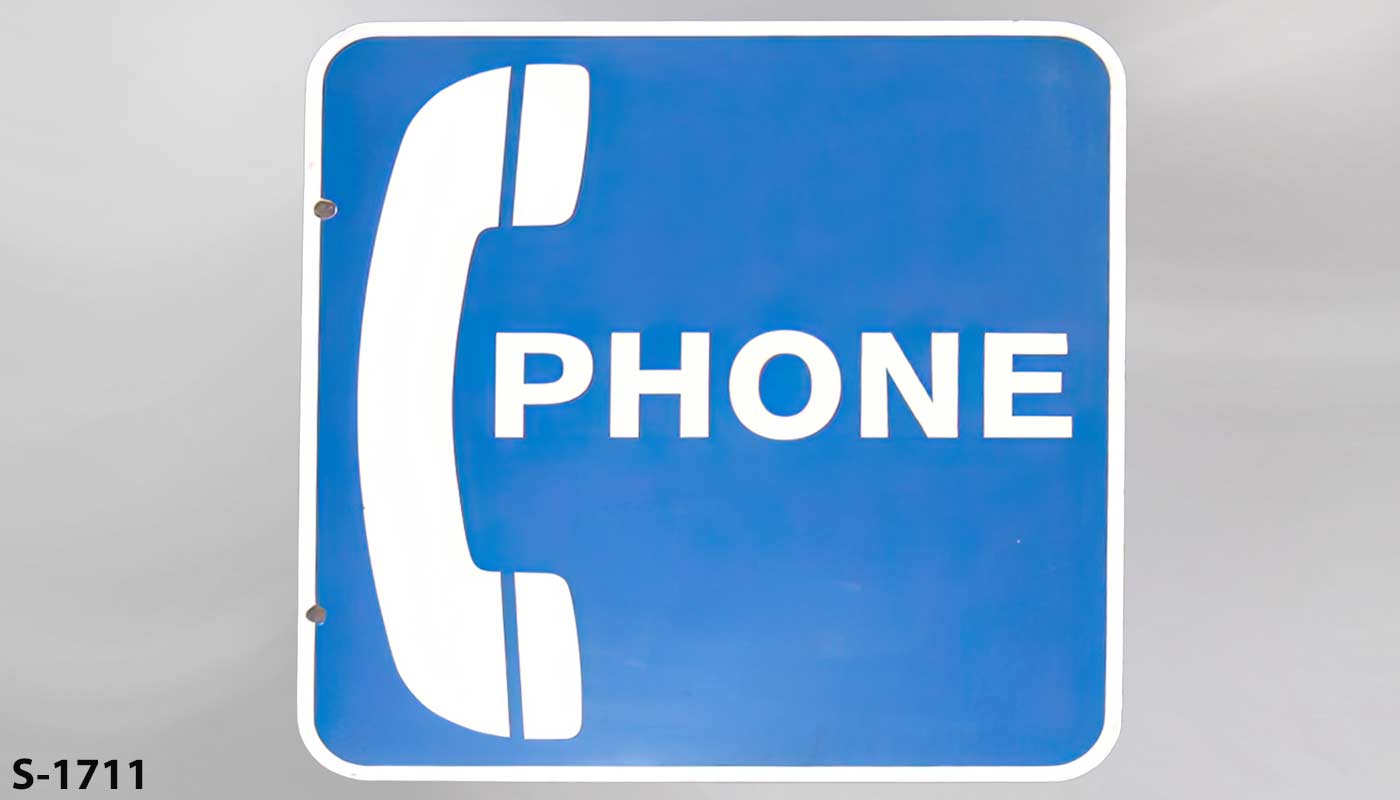 Sign-Phone, stock number S-1711