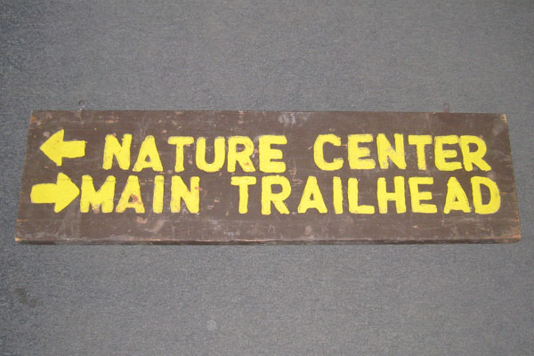 Sign-Nature Center, stock number S-1873