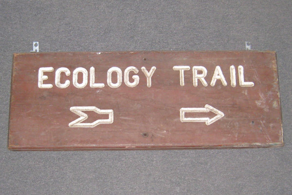 Sign-Ecology Trail, stock number S-1877