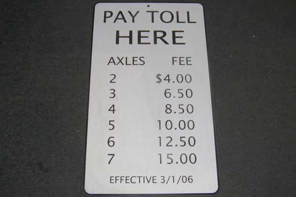 Sign-Pay Toll Here..., stock number S-1928