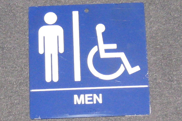 Sign-Restroom, stock number S-1981