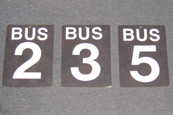 Sign-Bus, stock number S-2030