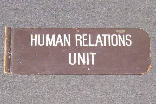 Sign-Human Relations Unit, stock number S-2053