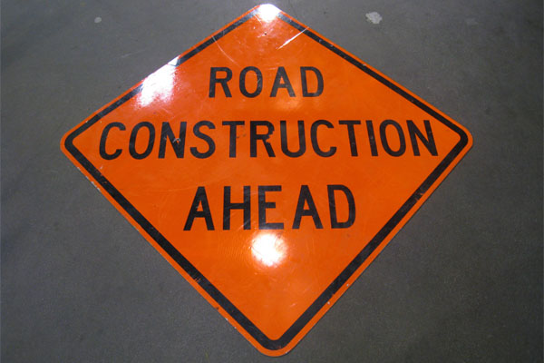 Sign-Road Construction Ahead, stock number S-2091