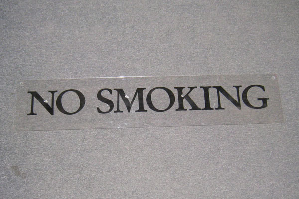 Sign-No Smoking, stock number S-2167