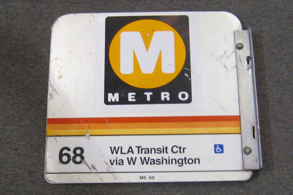 Sign-Bus Stop, stock number S-2312