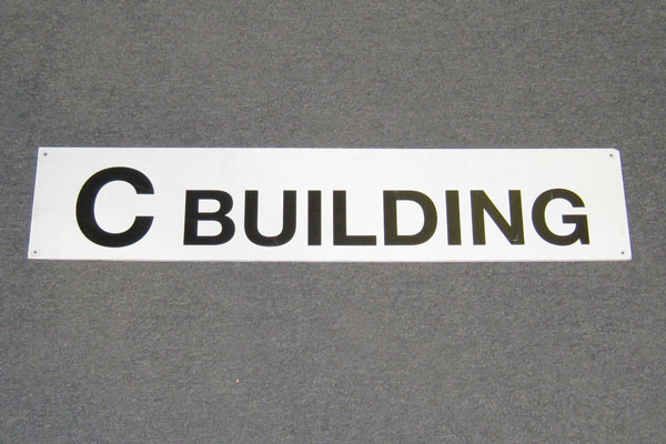 Sign-C building, stock number S-2359