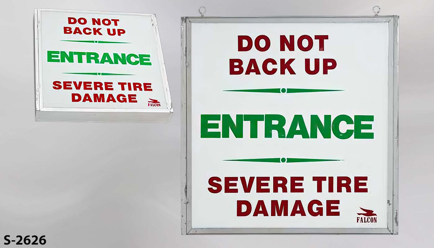 Sign-Lighted - Entrance, stock number S-2626
