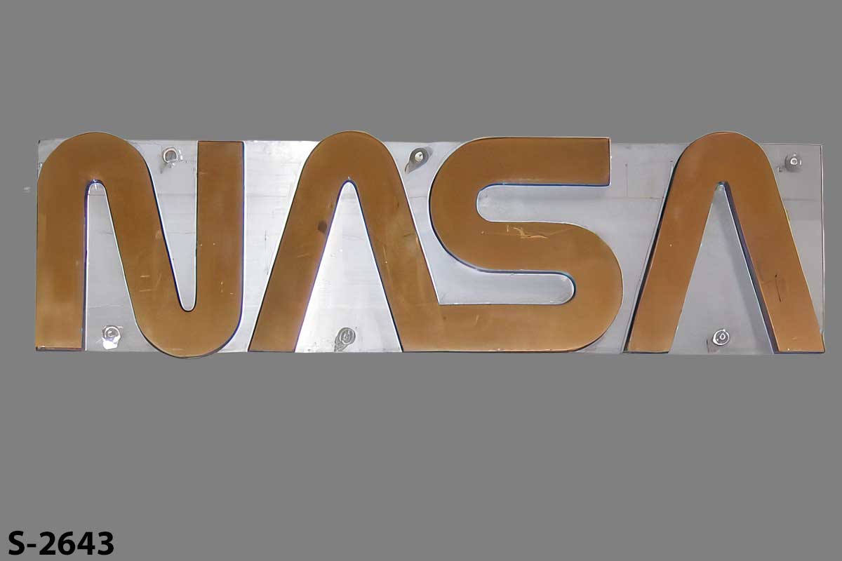 Sign-NASA, stock number S-2643