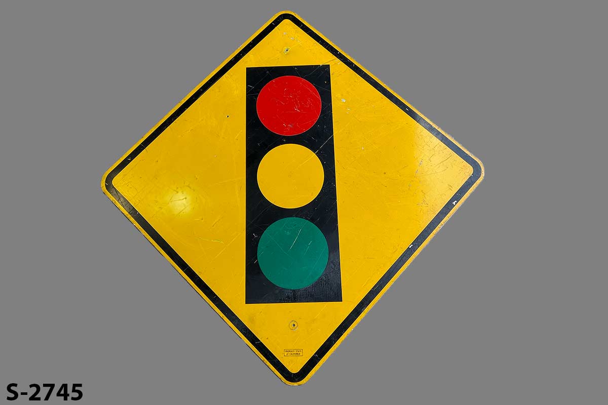 Sign-Picture Of Traffic Light, stock number S-2745