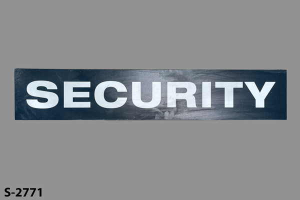 Sign-Security, stock number S-2771