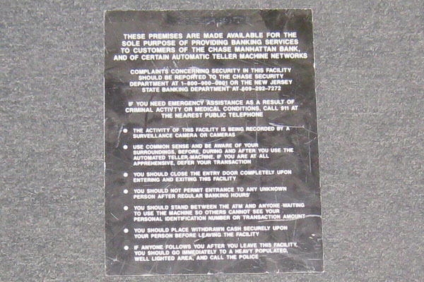 Sign-These Premises Are Made Available For The Sole Purpose Of Providing, stock number S-2847