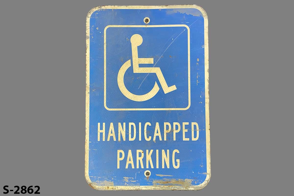 Sign-Handicapped Parking, stock number S-2862