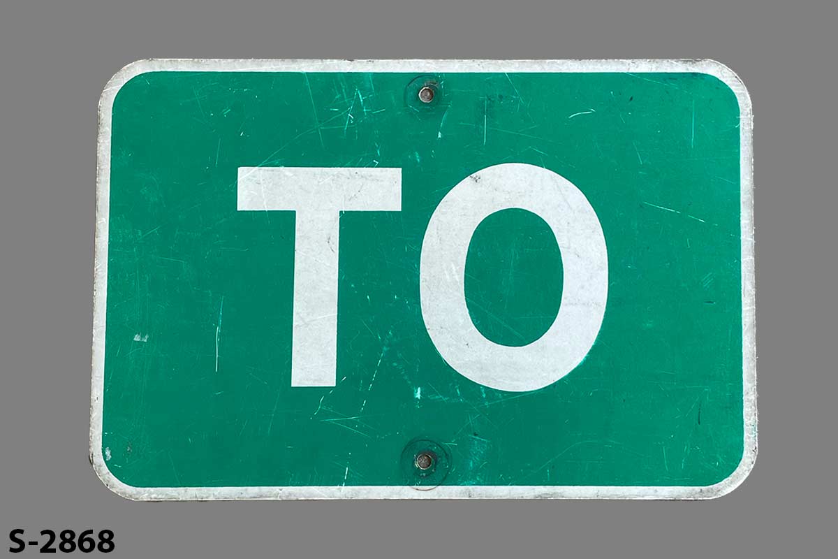 Sign-To, stock number S-2868