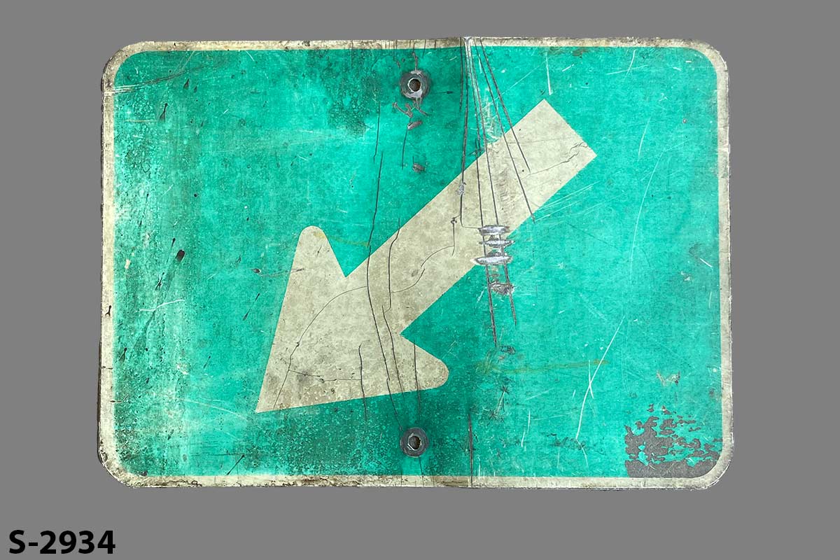 Sign-Arrow, stock number S-2934