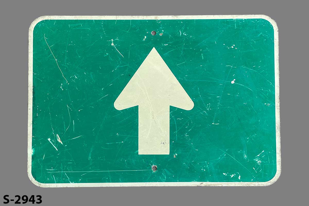 Sign- ---->, stock number S-2943