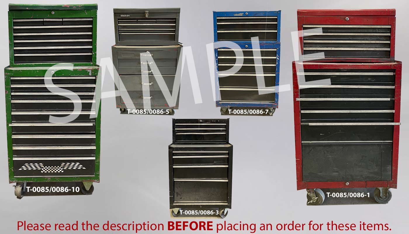 Tool chest, stock number T-0085