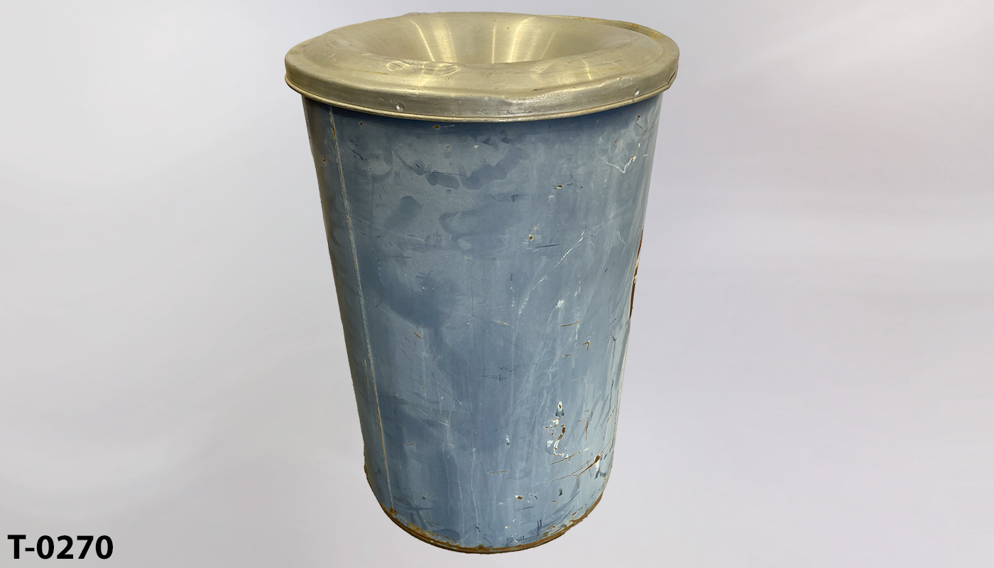 Trash can, stock number T-0270