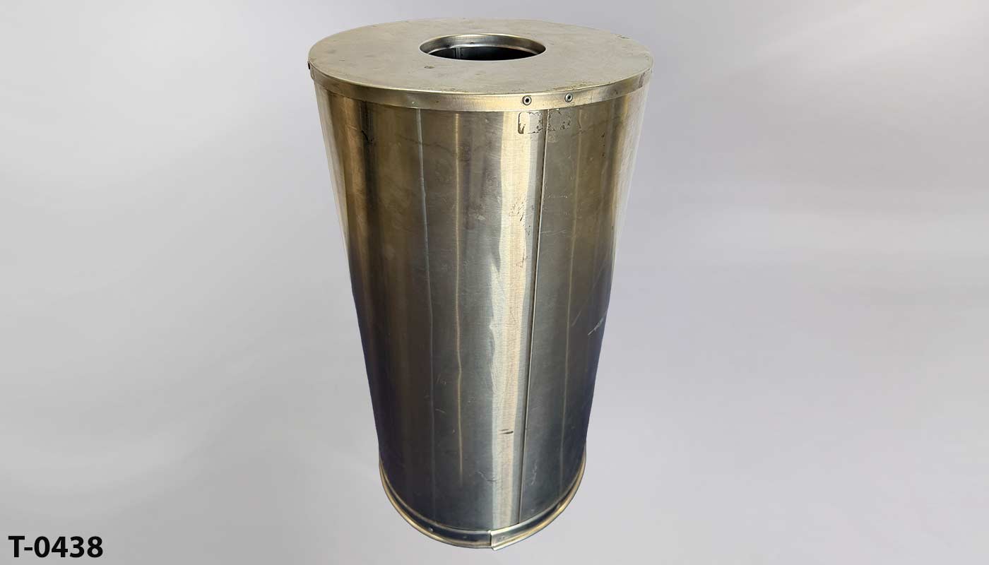 Trash can, stock number T-0438