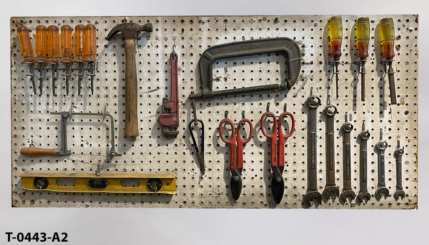 Tool board, white, 48"w x 24"t [SPECIFY # OF TOOLS], another photo
