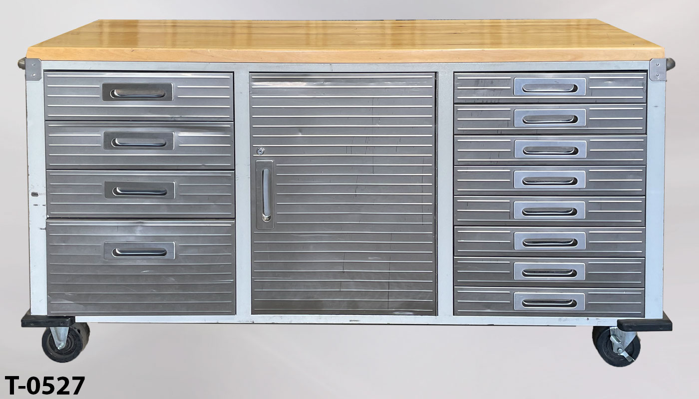 Tool cabinet on casters, stock number T-0527