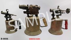 Brass blowtorch, stock number B-0056