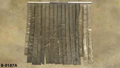 Barrier curtain for freezer door, stock number B-0187a