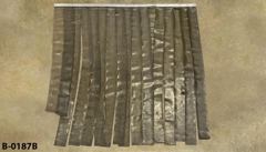 Barrier curtain for freezer door, stock number B-0187b