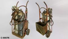 Welder's cart 26"wx48"t, stock number C-0007n