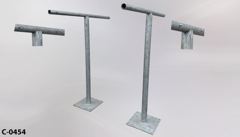 Clothesline pole set, stock number C-0454