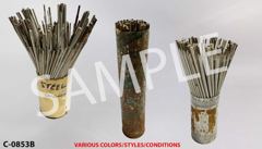 Can of welding rods, stock number C-0853b
