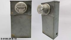Electric meter w/ panel box, photo 2 of 8, E-0100-29-B-18