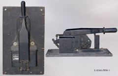 Electric Operating Lever on backboard, stock number E-0368