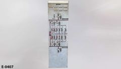 Electronic control panel, stock number E-0407