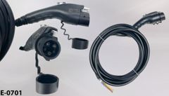 Electric Vehicle EV Charging Station Cord/Plug ONLY, stock number E-0701