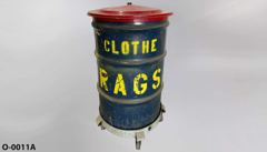Oily rag drum, stock number O-0011
