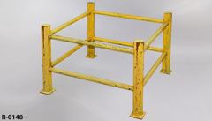 Railing/barrier square enclosure, stock number R-0148