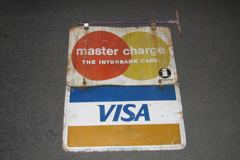 Sign-Mastercharge, stock number S-0048