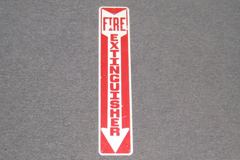 Sign-Fire Extinguisher, stock number S-0075m