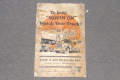 Sign-To keep movin' on, stock number S-0092