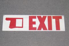 Sign-EXIT, stock number S-0131