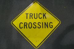 Sign-Truck Crossing, stock number S-0271
