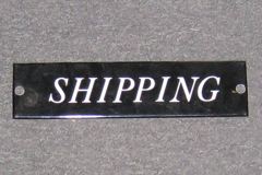 Sign-Shipping, stock number S-0272