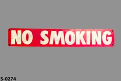 Sign "No Smoking", stock number S-0274