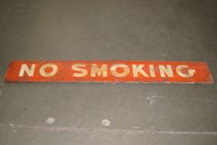 Sign-No smoking, stock number S-0295