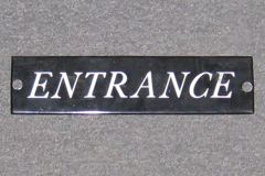 Sign-Entrance, stock number S-0303