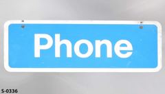 Sign-Phone, stock number S-0336