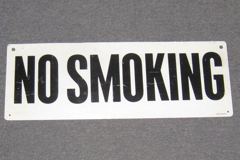 Sign-No Smoking, stock number S-0346